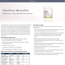 UltraFlora Integrity Formula Focus Sheet